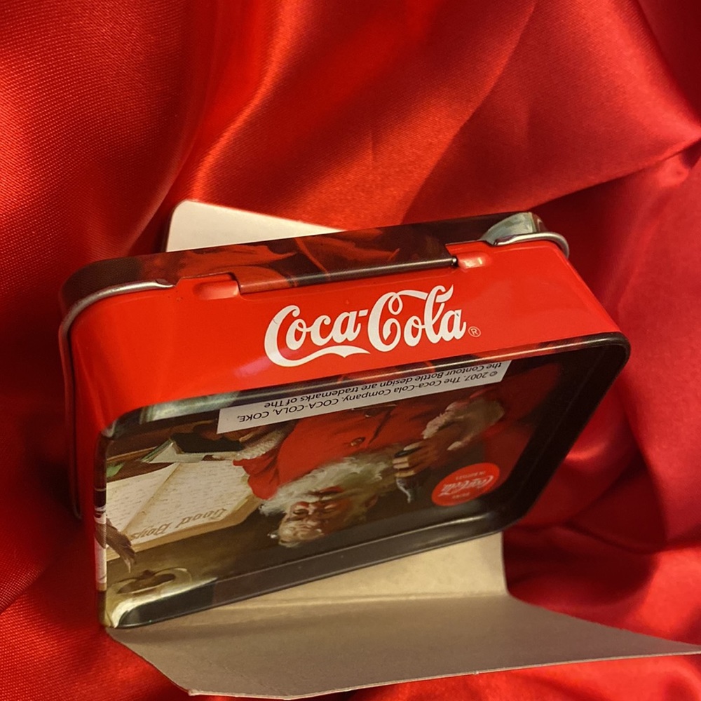 Four/set 2007 Coca-Cola Santa Hanging Ornament and Gift Card Holder. NWT. - Picture 9 of 9